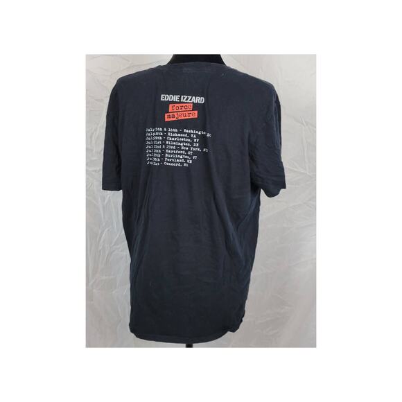 Eddie Izzard Force Majeure Tour Black Graphic Tee Men's - Picture 3 of 4